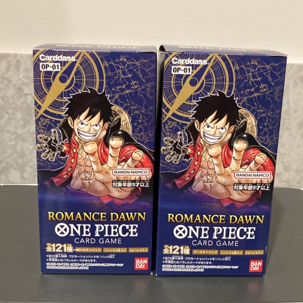 2 One Piece Romance Dawn Booster Box Japanese Cards (48 Packs) 🏴‍☠️👒⛵️